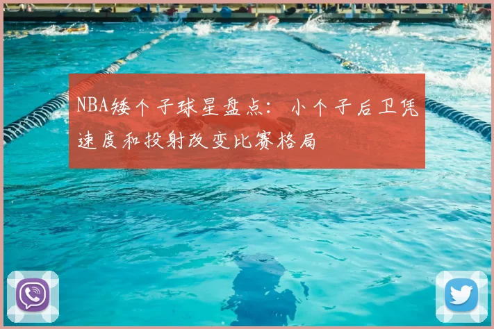 NBA矮个子球星盘点：小个子后卫凭速度和投射改变比赛格局